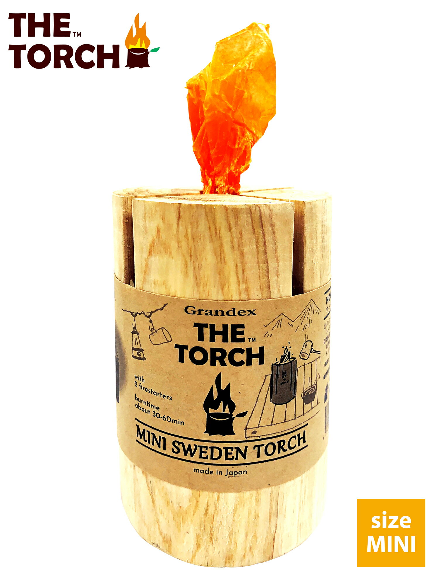 【ふるさと納税】【飯能産木材使用】THE TORCH ミニスウェーデントーチ アウトドア キャンプ ソロ 焚火台 HNNAR001
