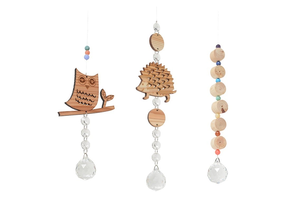 
            【Foreque】サンキャッチャー フクロウ/ハリネズミ/ヒノキ  小国杉 インテリア おしゃれ 贈り物 プレゼント ギフト 贈答用 出産祝い Foreque 熊本 阿蘇 南小国町 送料無料
          