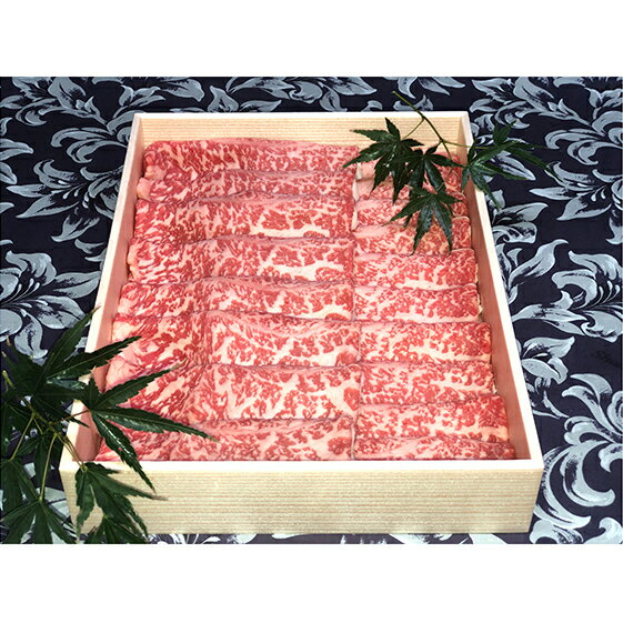 【ふるさと納税】福井県のブランド牛 若狭牛 ローススライス 600g お肉 牛肉