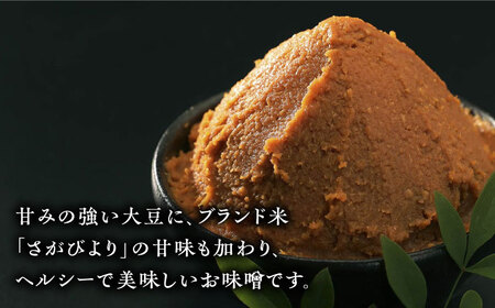 【12回定期便】米味噌 1kg（500g×2個）なるせみそ /角味噌醤油 [UAX012] ミソ