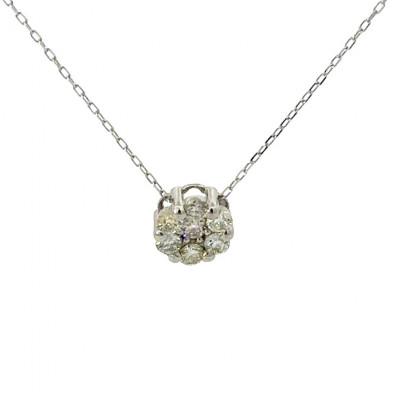 ふるさと納税 松山市 0.20ct ダイヤ ペンダントネックレス インビジブル PT900