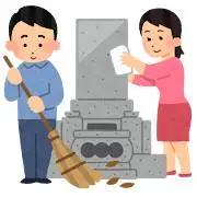 【要事前連絡】【河内長野市内限定】お墓参り代行サービス （花あり・ろうそくあり・線香あり）