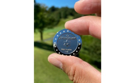 オリジナル ゴルフマーカー（grad）◇ ゴルフ用品 民芸品 工芸品 伝統技術 雑貨 日用品 オリジナル デザイン 純銀製 七宝焼 プレゼント 記念品 