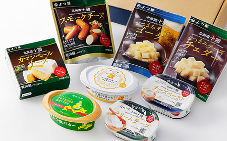 よつ葉 バター チーズ 詰め合わせ Cセット 計8品 北海道 ギフト パンのお供 クリームチーズ チーズペースト カマンベールチーズ スモークチーズ