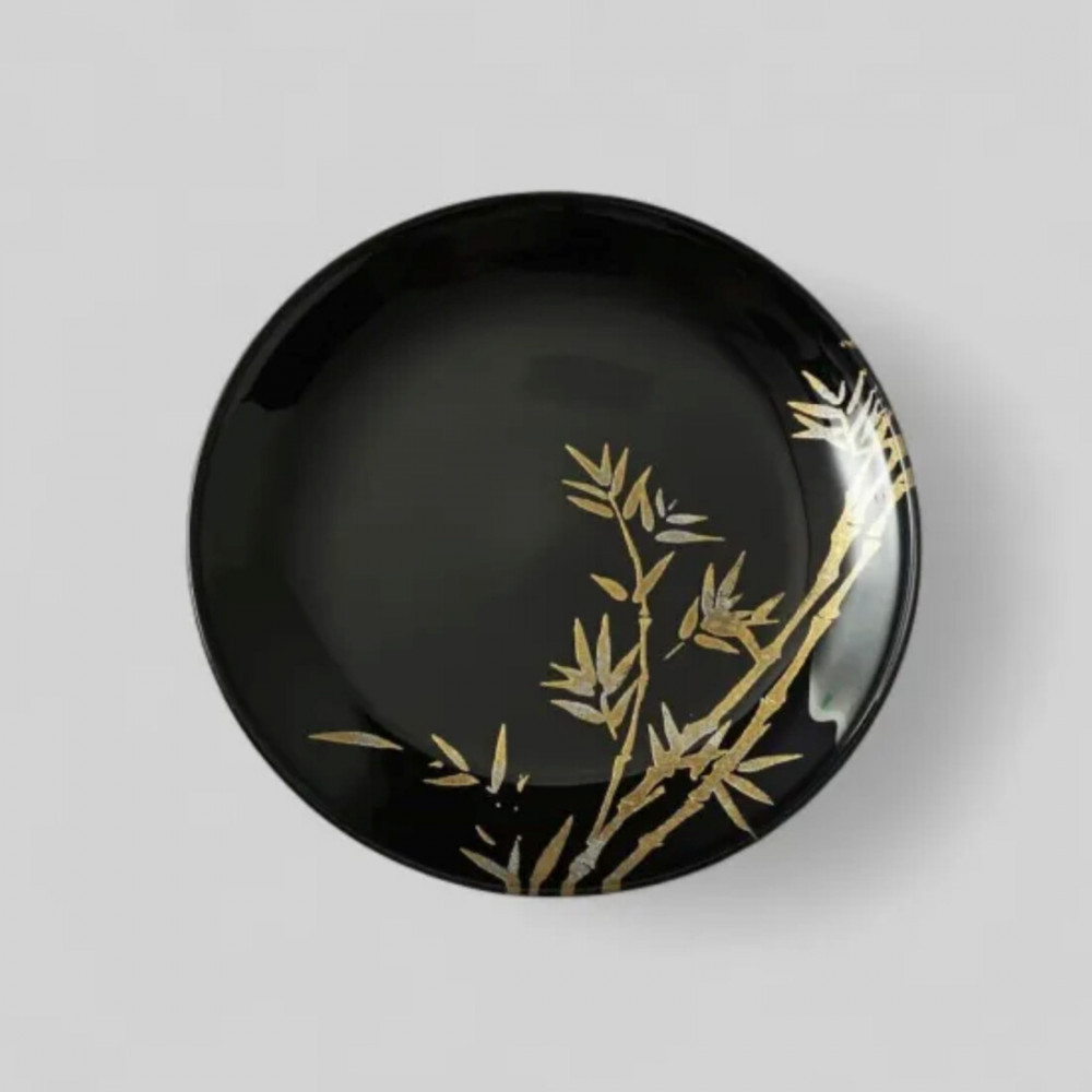 丸小皿 竹 漆黒 ［NF259］ 303446_CU90095VC02