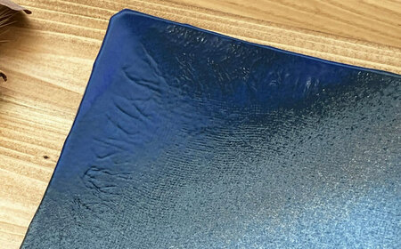 【瀬戸焼】 海壁の正角大皿 26cm (kaiheki) 【株式会社まるたか水野コーポレーション】[BBBF026]