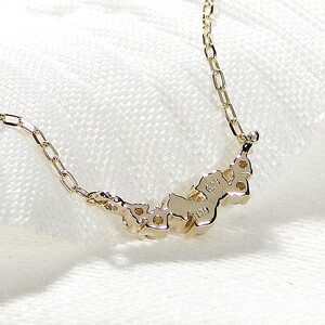 K10YG ダイヤモンドネックレス(Fph014-1)