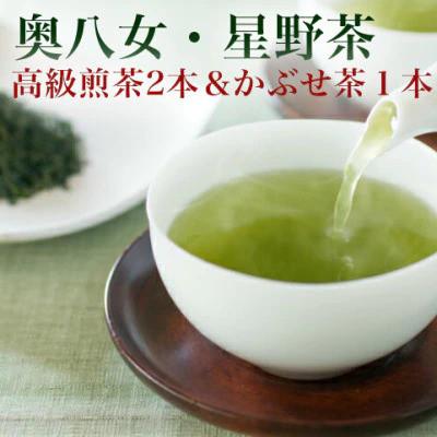 ふるさと納税 岡垣町 星野村の八女茶　飲み比べ3本セット(岡垣町) |  | 01