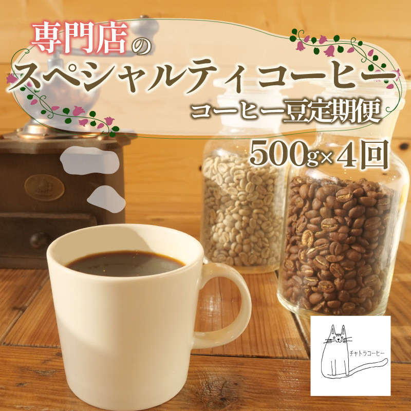 スペシャルティ コーヒー豆 定期便 珈琲 ブレンドコーヒー 自家 焙煎 ロースト ギフト 贈答 プレゼント 沼津市 チャトラコーヒー 静岡 沼津 母の日 父の日