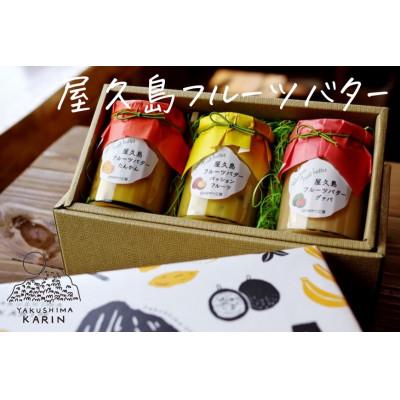 ふるさと納税 屋久島町 屋久島フルーツバター 3個セット【屋久島たんかん・パッションフルーツ・グァバ】