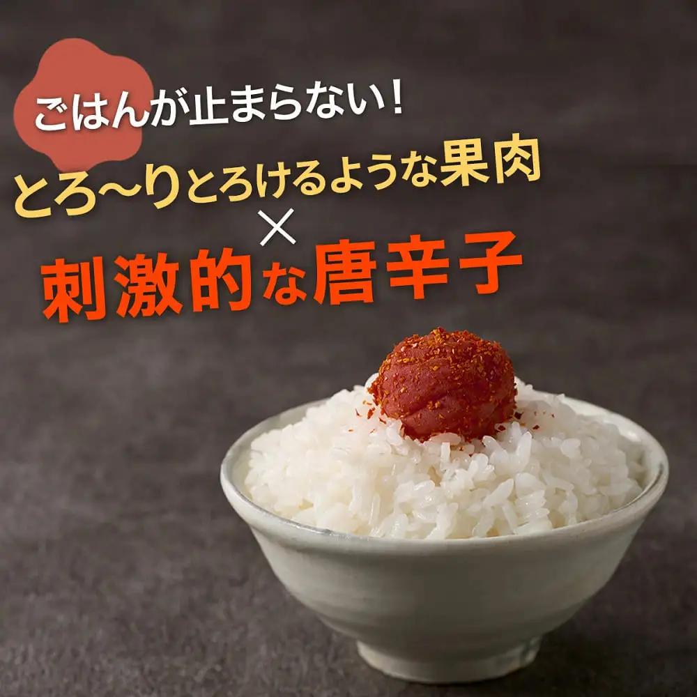紀州産南高梅 梅干し 辛子梅 400g 塩分8% 中田食品 梅干 和歌山