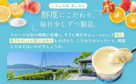 ★しまなみ・瀬戸田の素材がたっぷり！ジェラート12個 【アイス アイスクリーム あいす カップアイス アイス いちご いちごみるく いちごアイス アイスクリーム レモン ゆず シャーベット アイス デ