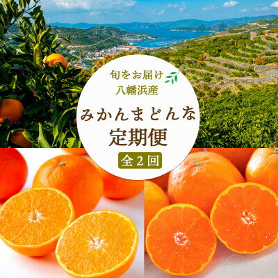 【ふるさと納税】【発送月固定定期便】みかん定期便 訳あり7kg×まどんな 2.5kg 【F25-251】全2回【4071209】
