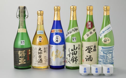 
65A0952 葵鶴　プレミアム地酒720ml 6本セット[髙島屋選定品］
