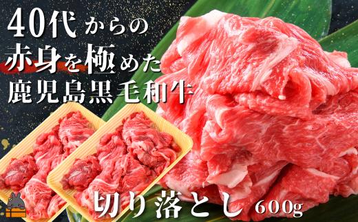 2503 40代からの赤身を極めた鹿児島黒毛和牛切り落とし600g ( 厳選 赤身 プレミアム 高品質 鹿児島黒毛和牛 黒毛和牛 牛肉 万能 料理 徳之島 奄美 鹿児島 すき焼き しゃぶしゃぶ 高島屋  )