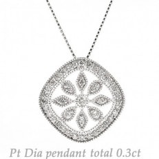 0.3ct　プラチナ　ダイヤモンド　ペンダント　P5926DI-P2