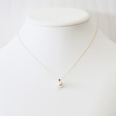 ふるさと納税 天草市 あこや真珠 ネックレス 8-8.5mm ホワイトピンク サファイヤ K10YG_S085-560 |  | 02