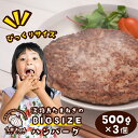 【ふるさと納税】淡路島たまねぎのBIG SIZEハンバーグ 500g×3個