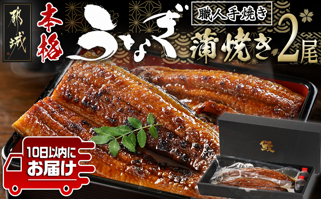 職人手焼きの本格うなぎ蒲焼き2尾≪みやこんじょ特急便≫_MJ-3305-Q