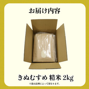 米 きぬむすめ 2kg 農家直送 特別栽培米 お米 精米 静岡県 藤枝市