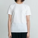 【ふるさと納税】＜選べるサイズ＞EIJI T-SHIRT クルーネック ホワイト XXS／XS／S／M／L／XL／XXL SM13 Tシャツ 日本製 オーガニックコットン アルティメイトピマ100%使用 コットン 綿100％ 白T 白 服 トップス 衣料 アパレル ユニセックス 大阪府 阪南市 送料無料