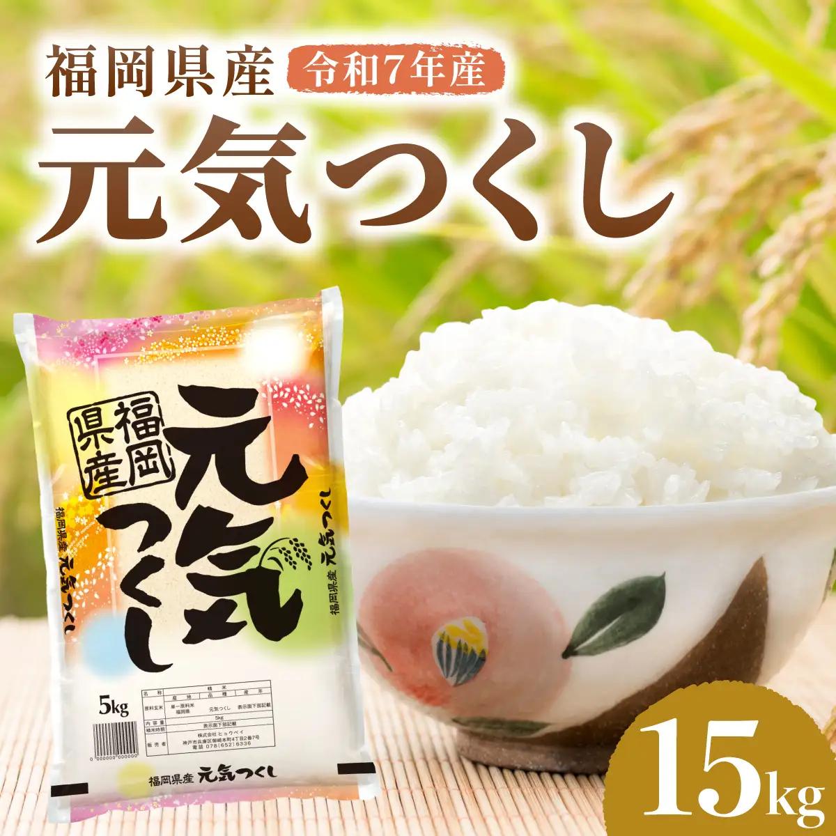 令和7年産 福岡県産元気つくし 15kg
