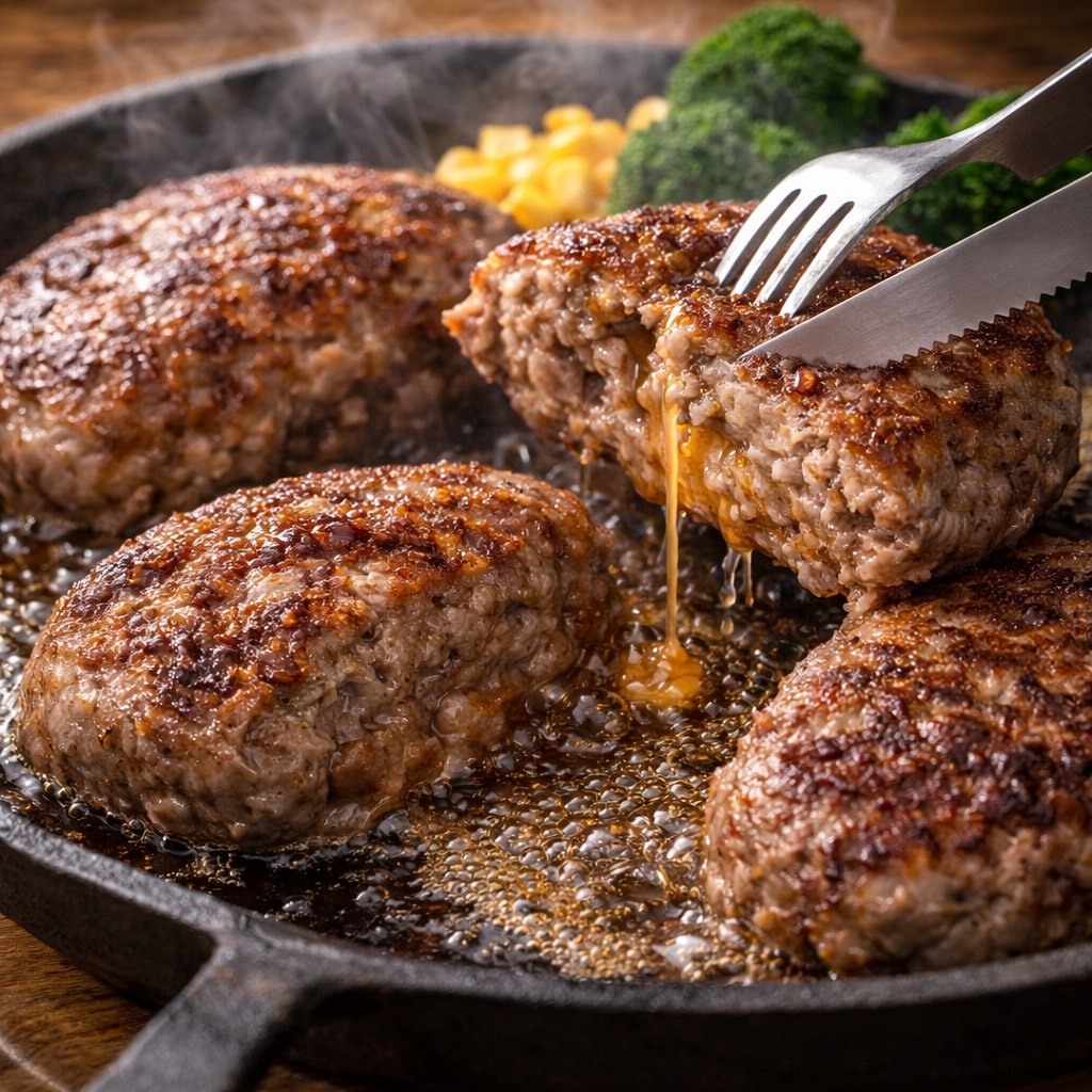 佐賀牛100％ お肉屋さんの手ごね ジューシー 生ハンバーグ　180g×3個 188-J1989_イメージ2