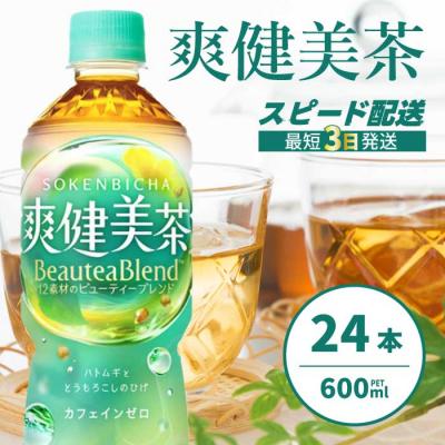 ふるさと納税 三原市 爽健美茶 PET 600ml×24本 [014-010]