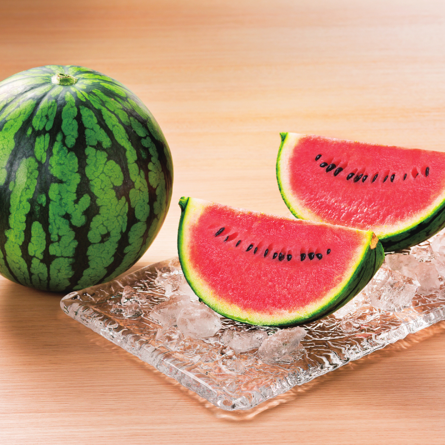 『岩田屋本店・南国フルーツ』大分・日田産天領西瓜1玉