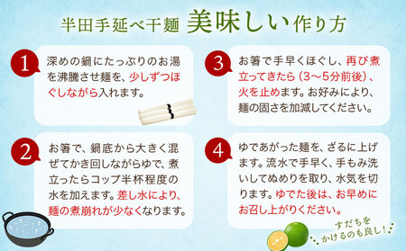 半田手延べ干麺 太麺 徳印化粧紙箱 1kg(10束) 《30日以内に出荷予定(土日祝除く)》徳島県 美馬市 JA徳島県 脇町営農センター 素麺 干麺 送料無料