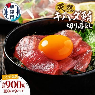 ふるさと納税 焼津市 天然 キハダマグロ 一口サイズ 刺身 赤身 海鮮丼 焼津 海の極(100g×9)(a12-279)