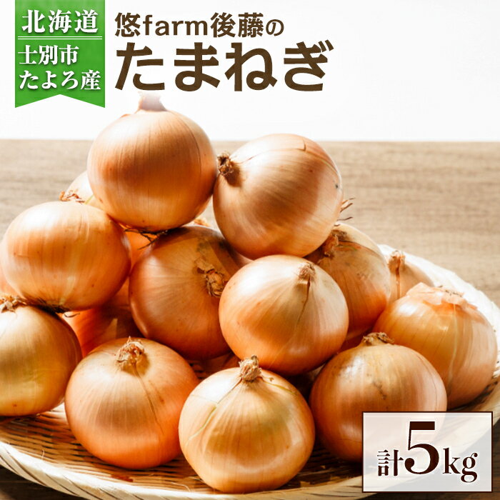 【ふるさと納税】《先行予約受付中！》＜北海道士別市たよろ産＞甘みと旨味が詰まった 玉ねぎ ( 5kg ) 【2026年10月中旬以降発送予定】 たまねぎ 玉葱 野菜 北海道産 士別市産 料理【悠farm後藤】
