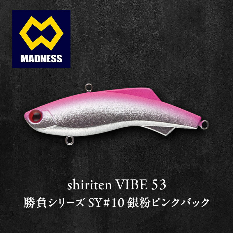 【ふるさと納税】勝負シリーズ shiriten 53 8.5g VIBE SY#10 銀粉ピンクバック カタクチイワシ 拡散フラッシング デイゲーム ナイトゲーム 京都府京田辺市