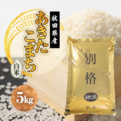 ふるさと納税 大潟村 【新米予約】令和8年産 あきたこまち 白米 5kg