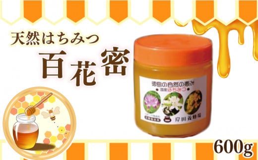 はちみつ 百花蜜 600g 天然はちみつ 蜂蜜 健康食品 美容 食品 栄養豊富 ギフト 贈答 人気 はちみつ お取り寄せ グルメ ヨーグルト パン スイーツ 徳島県 吉野川市