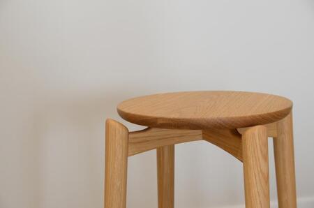 【FILE FURNITURE WORKS】ハイスツール オーク（FH2-F High stool）