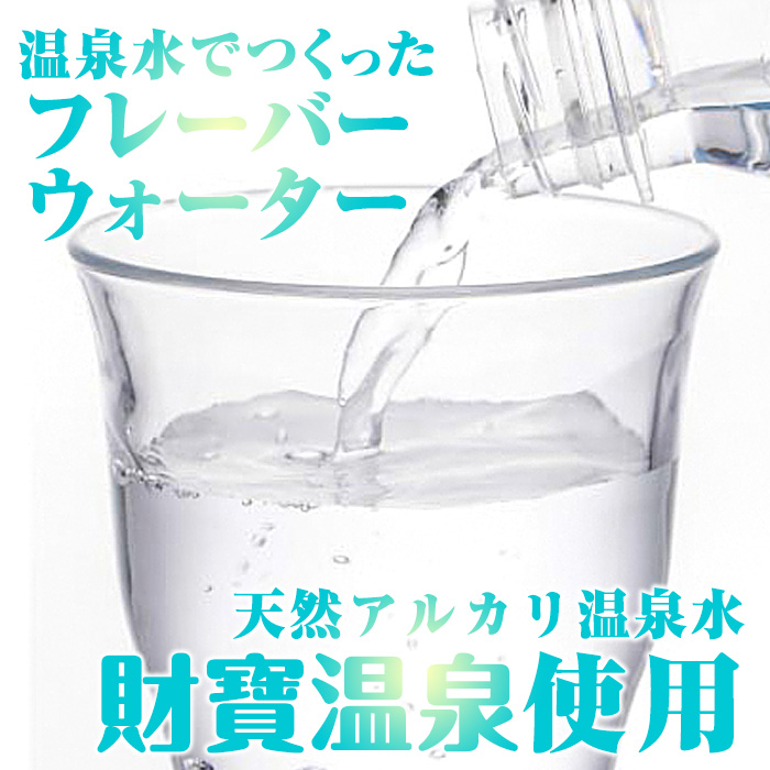 isa591 【定期便3回】財寶温泉 レモン水(500ml×48本×3回・合計144本)レモンフレーバー ペットボトル カロリーオフ 天然アルカリ温泉水 使用 レモン 果汁 エキス使用 鹿児島県 伊佐
