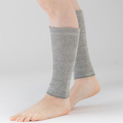 ふるさと納税 泉大津市 天然の美容繊維　シルクコットン薄手足首ウォーマー　フリーサイズ　グレー　H-LW1201 |  | 01