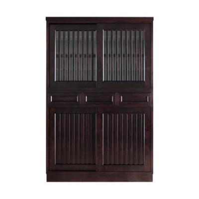 ふるさと納税 旭川市 旭川家具 山室家具製作所 民芸家具 北の匠 No.2 水屋 120 カバ_03407 |  | 01