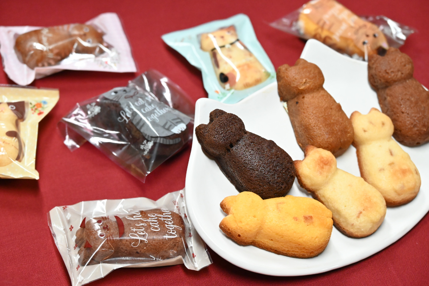 AI191 フィナンシェ 4個 マドレーヌ 2個 [ 個包装 詰め合わせ セット 猫 かわいい 焼き菓子 プチケーキ バレンタイン スイーツ 菓子 パティスリーシャトン 長崎県 島原市 ]_イメージ3