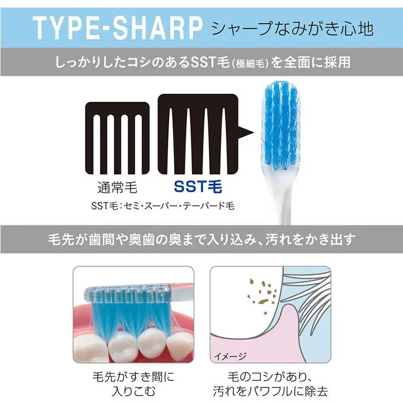 ライオン ノニオ SHARP ふつう 18本 歯ブラシ ハブラシ