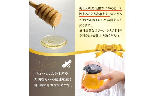 【みつばちROCK】上山産非加熱純正はちみつ　３００ｇ　0163-2502
