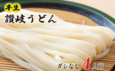 讃岐うどん 半生 4人前 ダシなし さぬきうどん