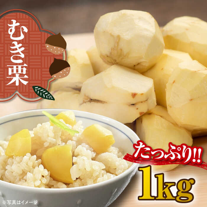 【ふるさと納税】【9月下旬より順次発送】ムキ栗 1.0kg（真空パック） | 人気 おすすめ ランキング おいしい 甘い クリ くり くだもの 果物 フルーツ ふるーつ なまくり 大洲市/沢井青果[AGBN034] 10000 10000円 以上
