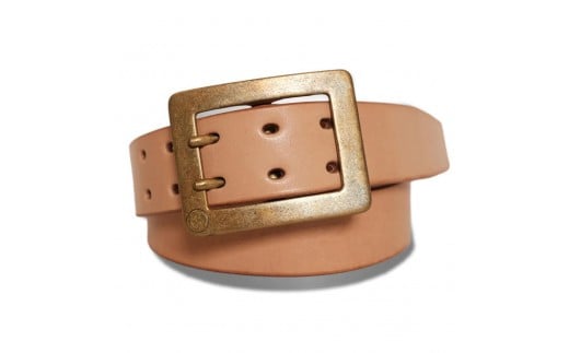 天神ワークス/レザーベルトBE404/TAN 〈30インチ〉