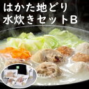 【ふるさと納税】はかた地どり水炊きセットB　【鍋セット水炊き・鶏肉水炊き】