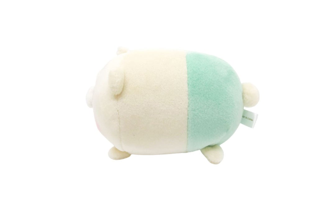166-1297 ともだちはくま ごろごろぬいぐるみ（えがお） 1点 ＋アクリルキーホルダー 1点 セット キャラクター さいきたむむ 限定 グッズ ぬいぐるみ 動物 クマ 熊 豊後大野市