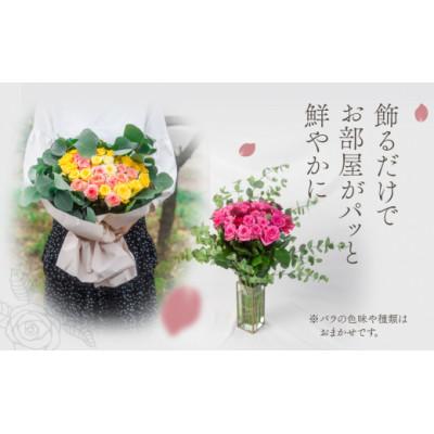 ふるさと納税 田原市 【2週間毎定期便】薔薇のアレンジメント プレミアム 花束 最上級 30本 (50cm)全12回 |  | 03