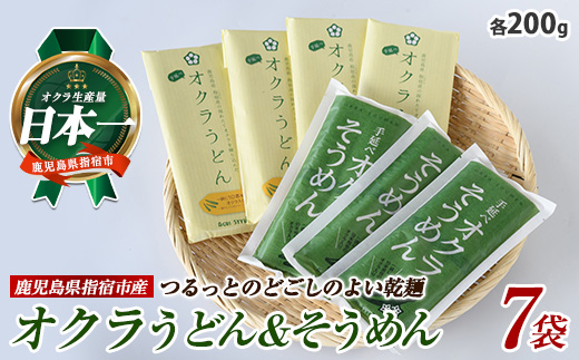 オクラそうめんとオクラうどんのセット(アグリスタイル/IB066-002)