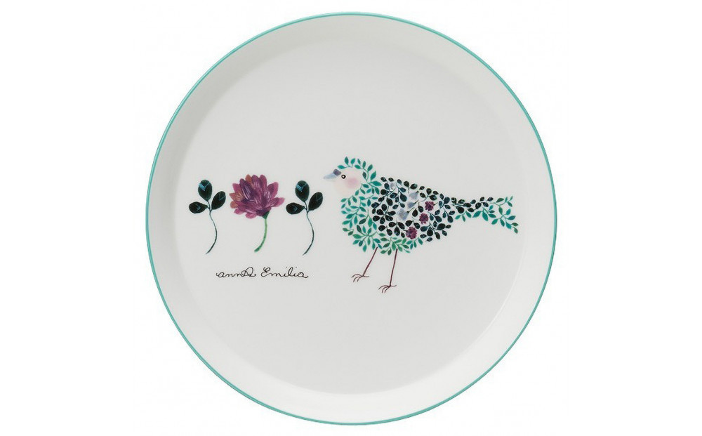 ナルミ アンナエミリア プレート(とり) 19cm 51950-5644P